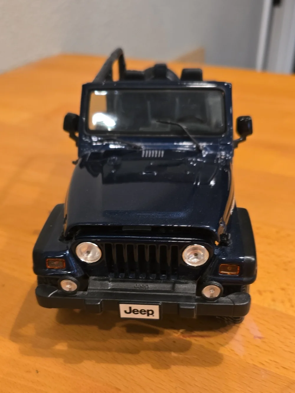 Jeep Open-Top Toy Wrangler in Navy Blue